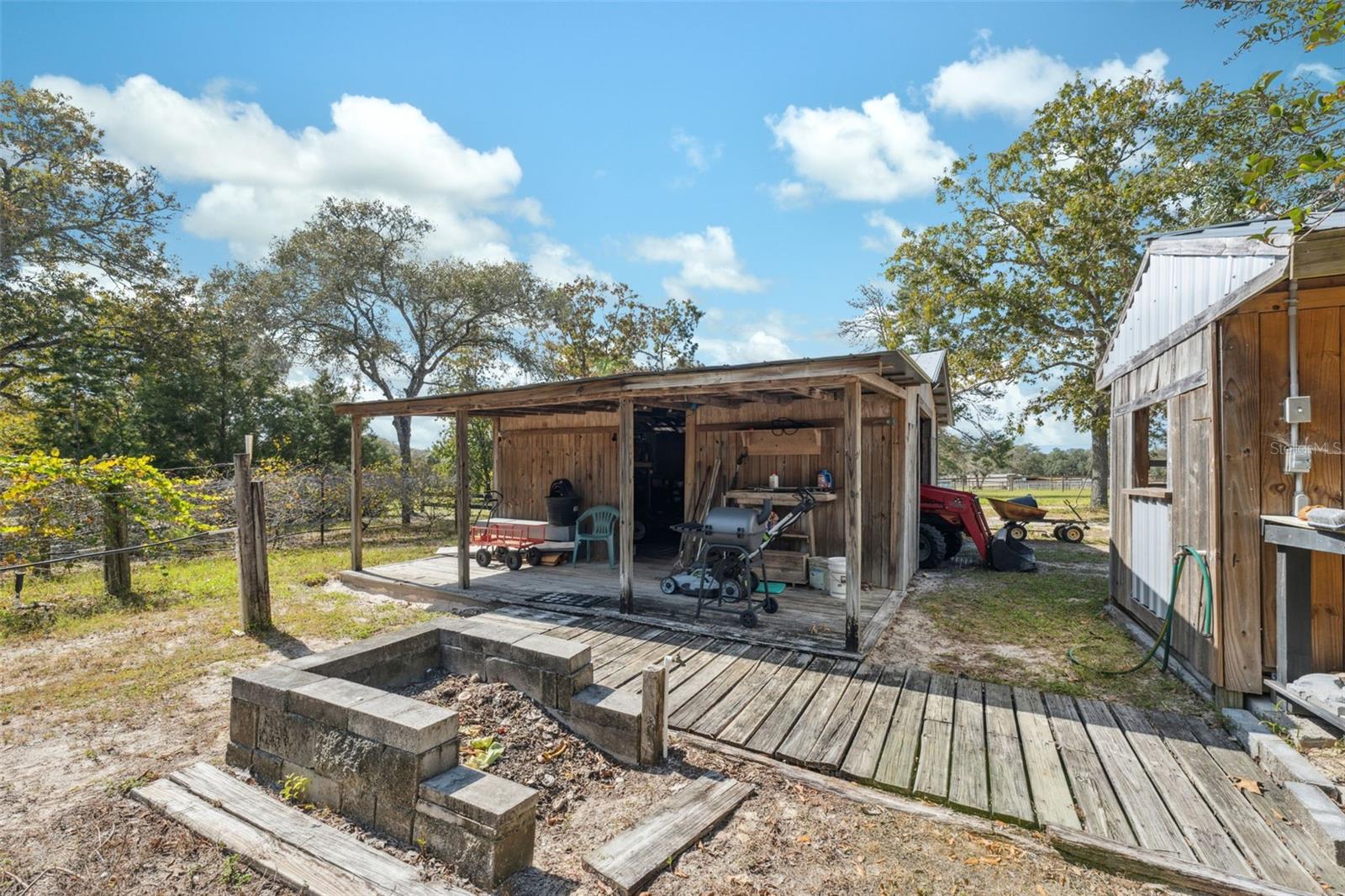 Tractor shed!