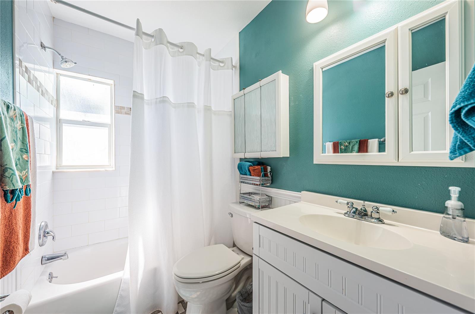 Bathroom with tub/shower combo