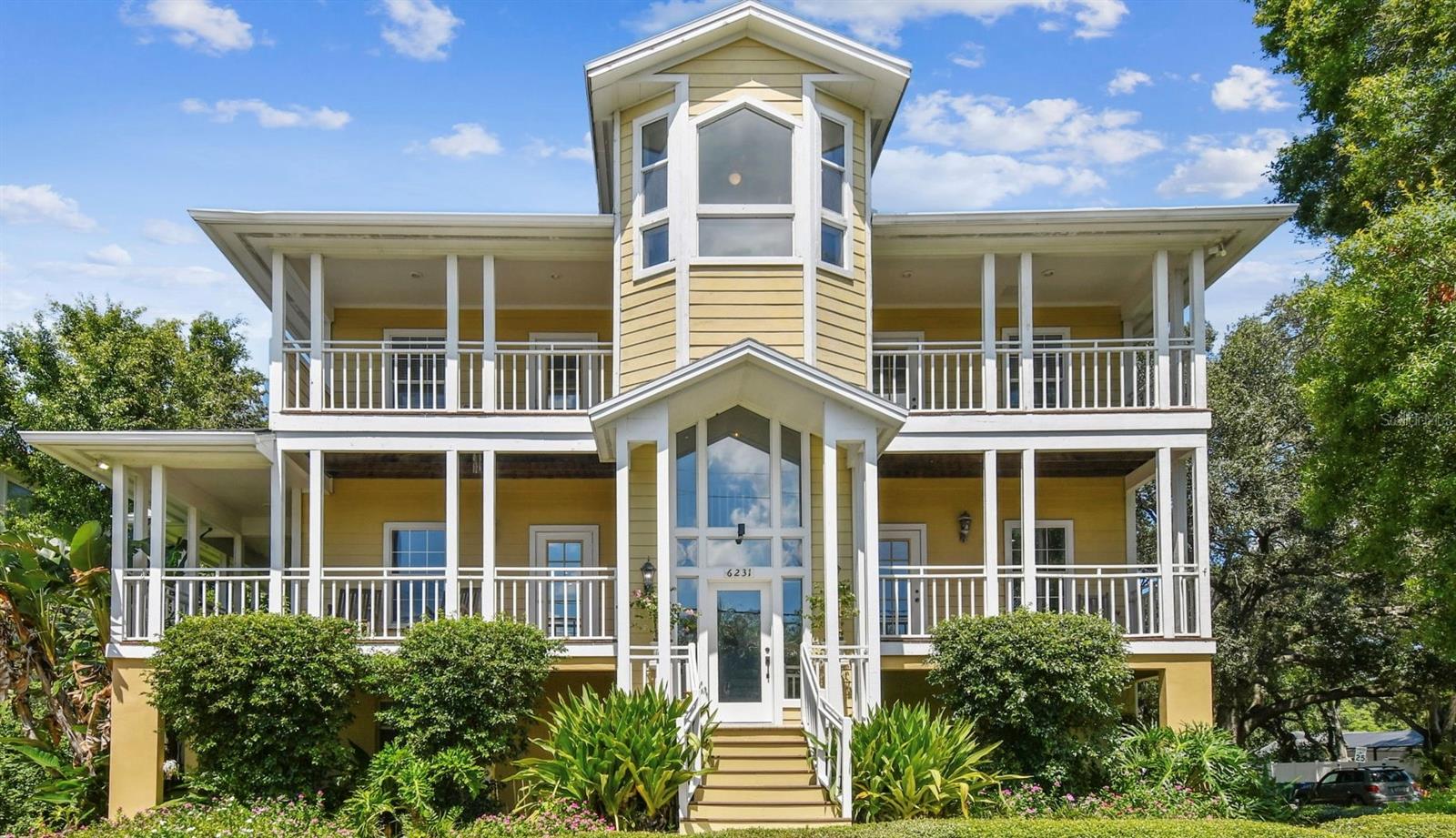 The design of this home on Bayshore Blvd affords privacy and quiet living not seen elsewhere. Must be seen to appreciate!