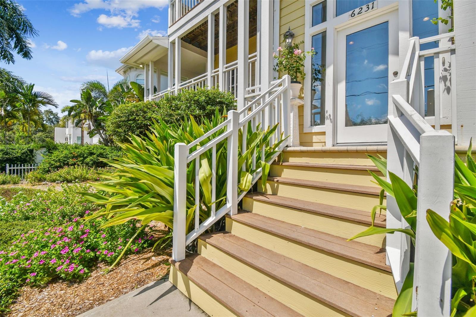 The front entrance on Bayshore Blvd.