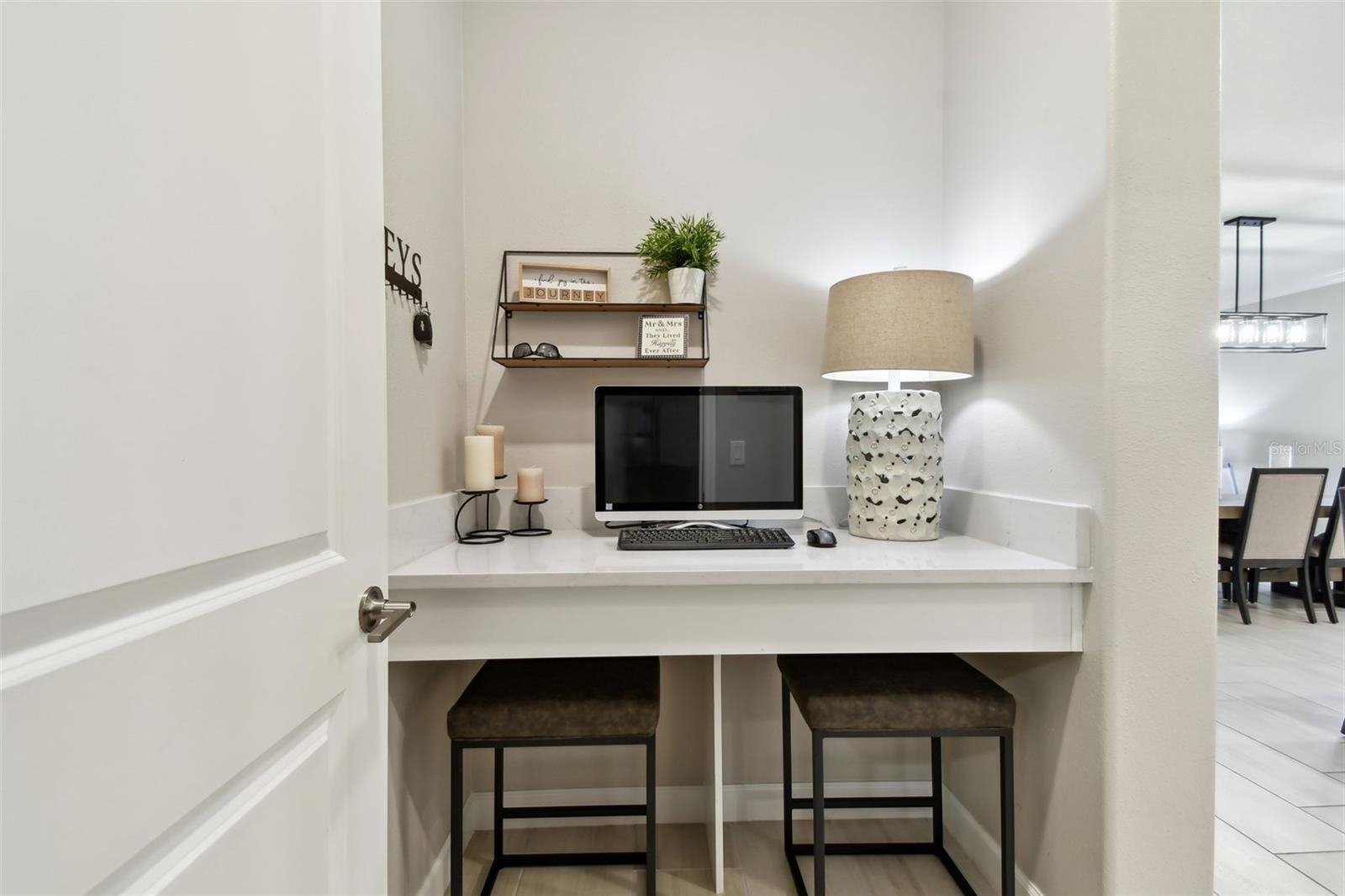 perfect tucked away desk