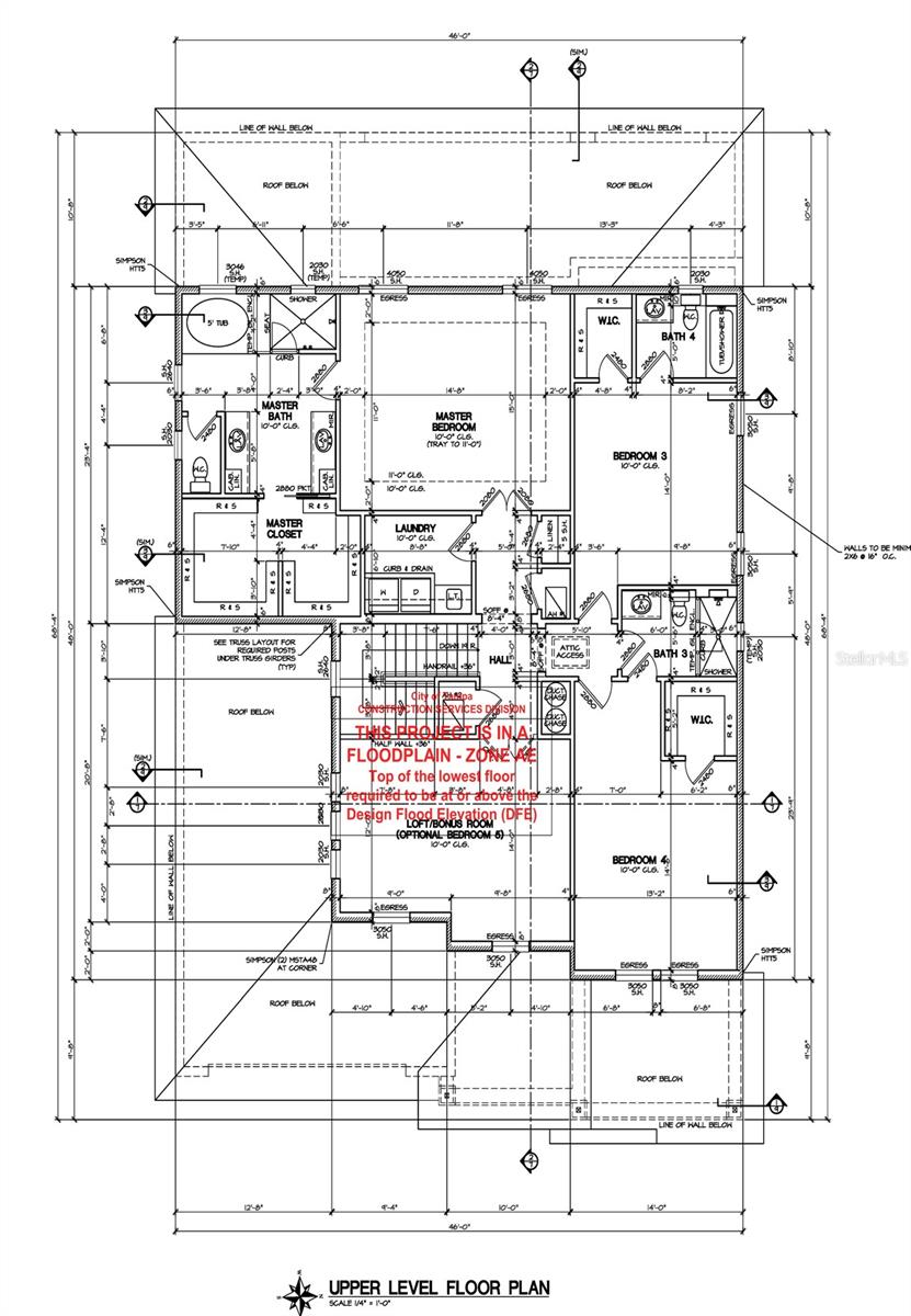 Upper Level Floor Plan