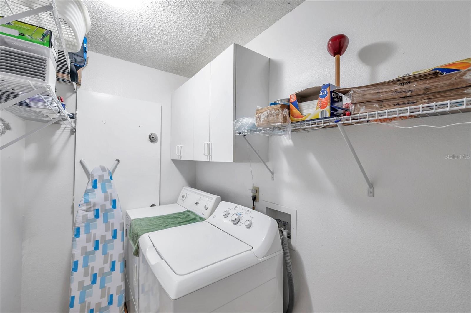 This Inside laundry is fully equipped with washer and dryer