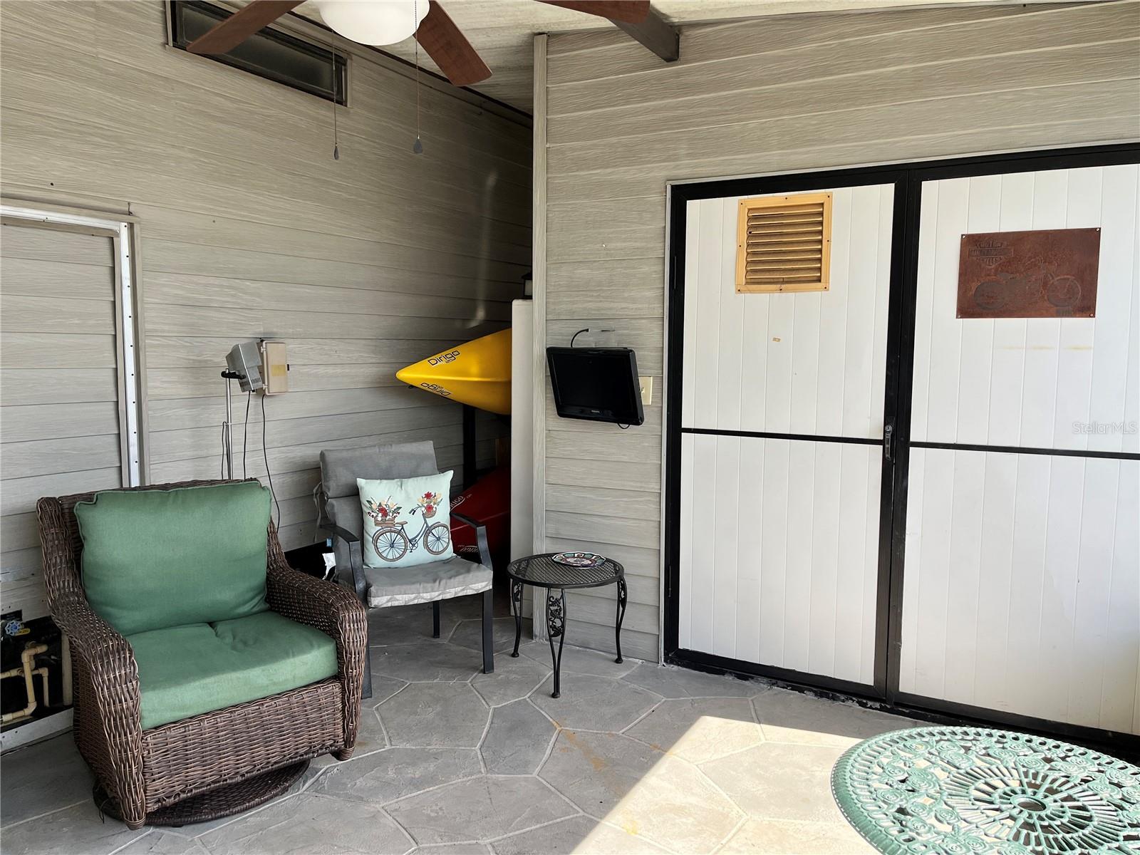 Screened Porch and Shed