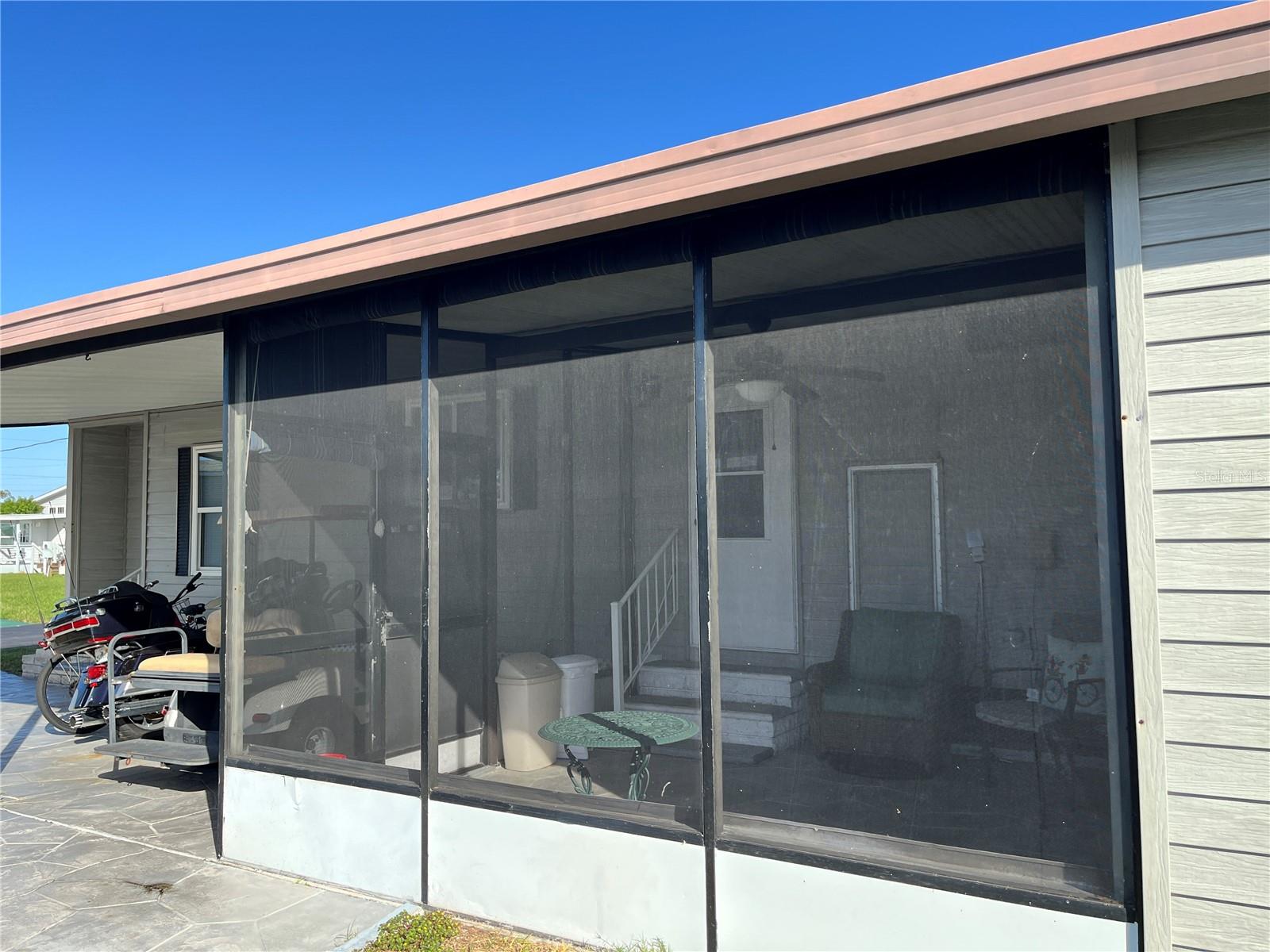 Screened porch