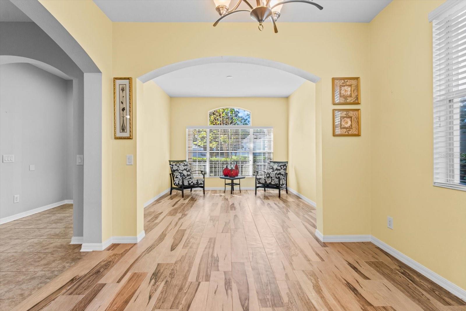 View from Dining Room into Formal Living Room