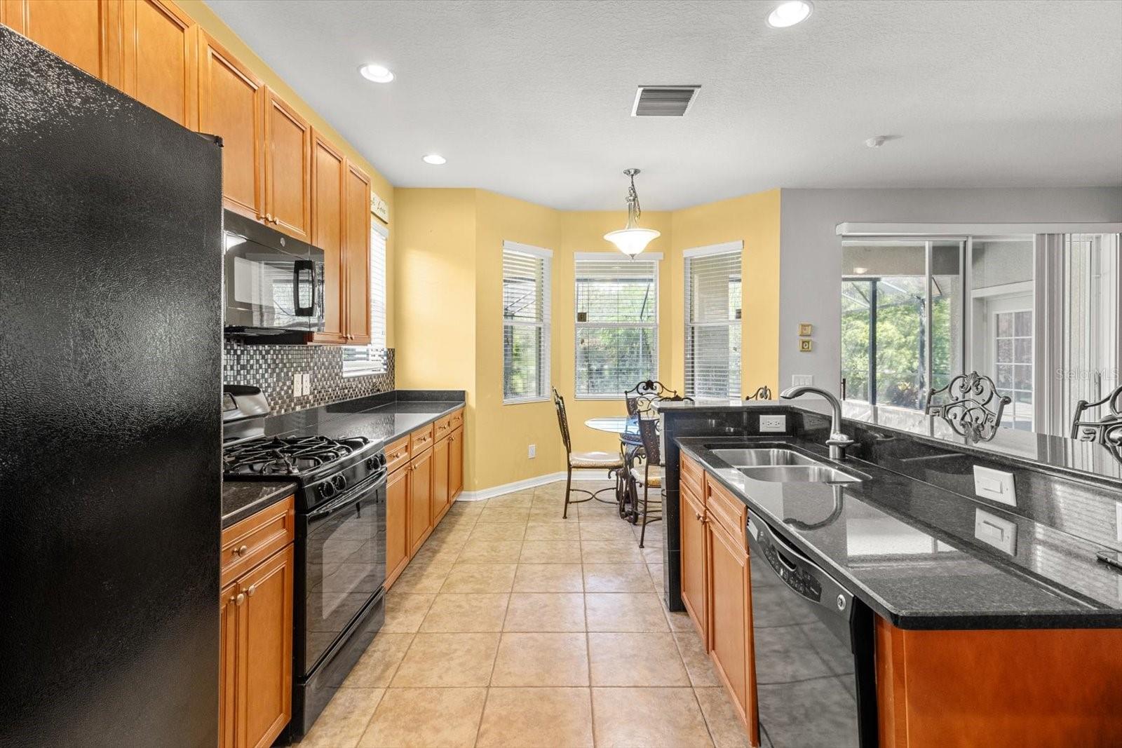 View in to Kitchen from Dining Room