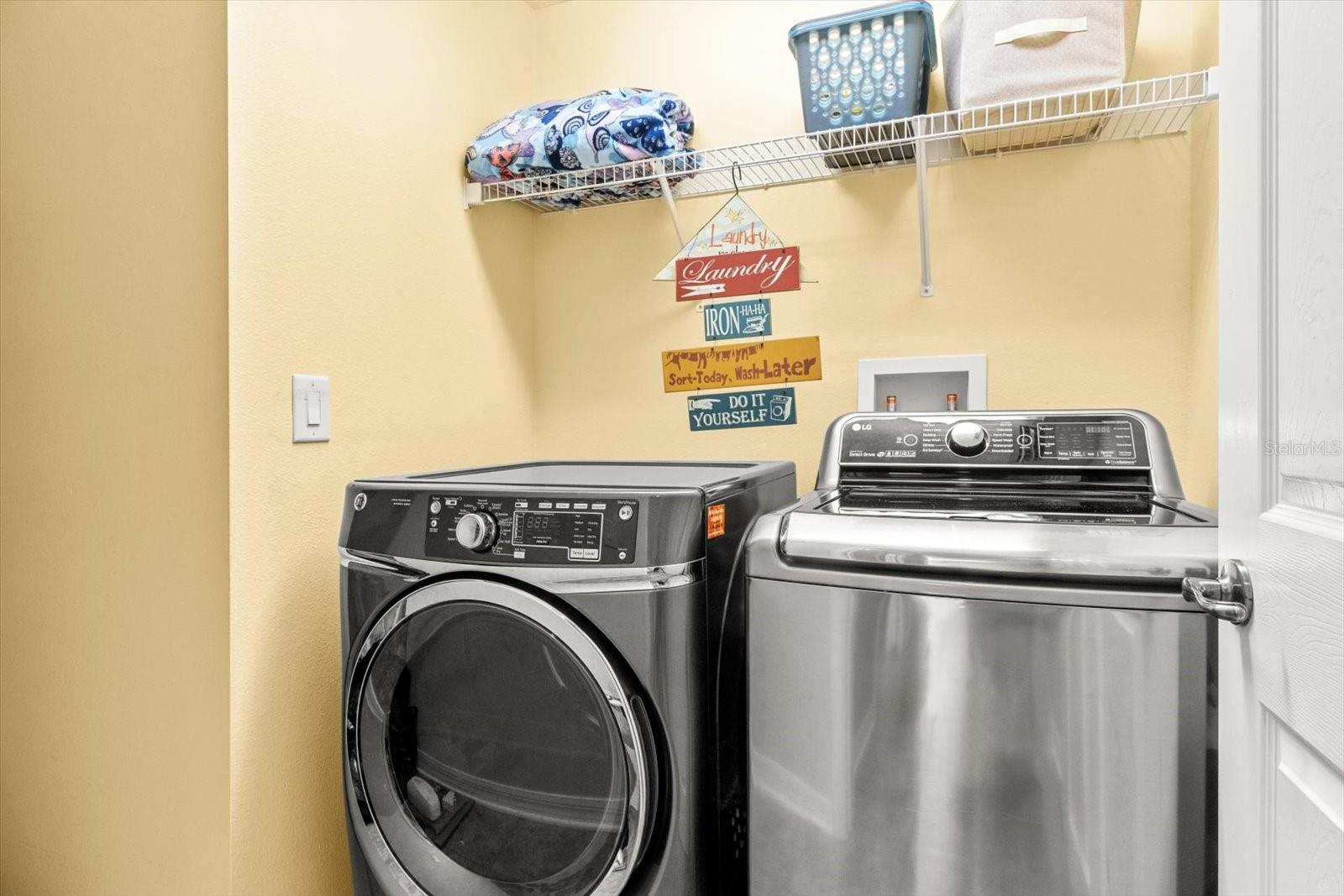 Laundry Room with Extra Storage Room