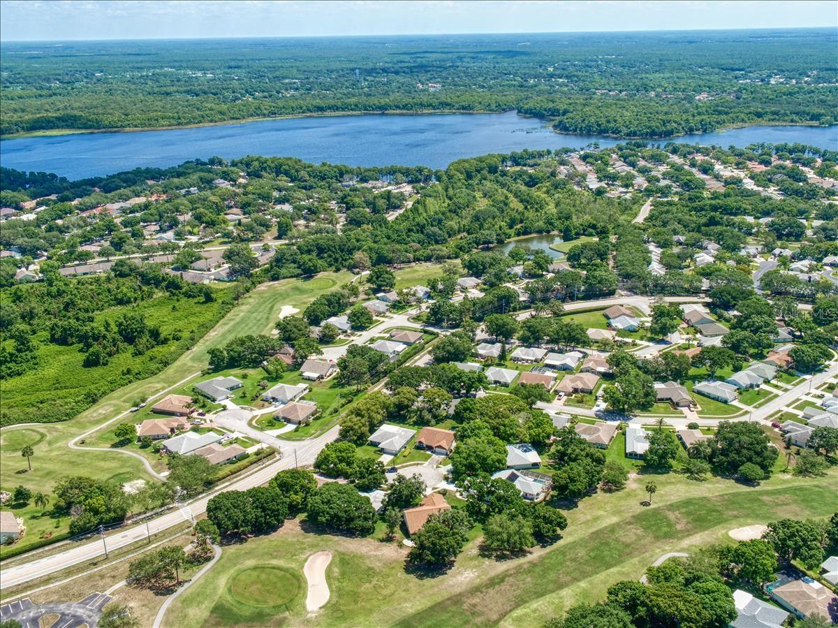 Over 2,400 homes make up Highland Lakes on Lake Tarpon~