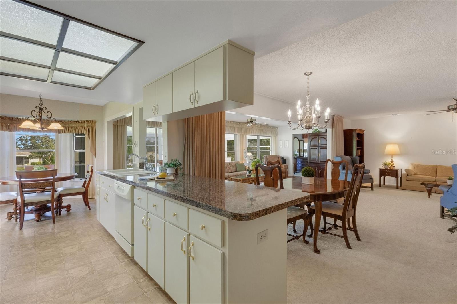 Kitchen open to main living for easy entertaining~