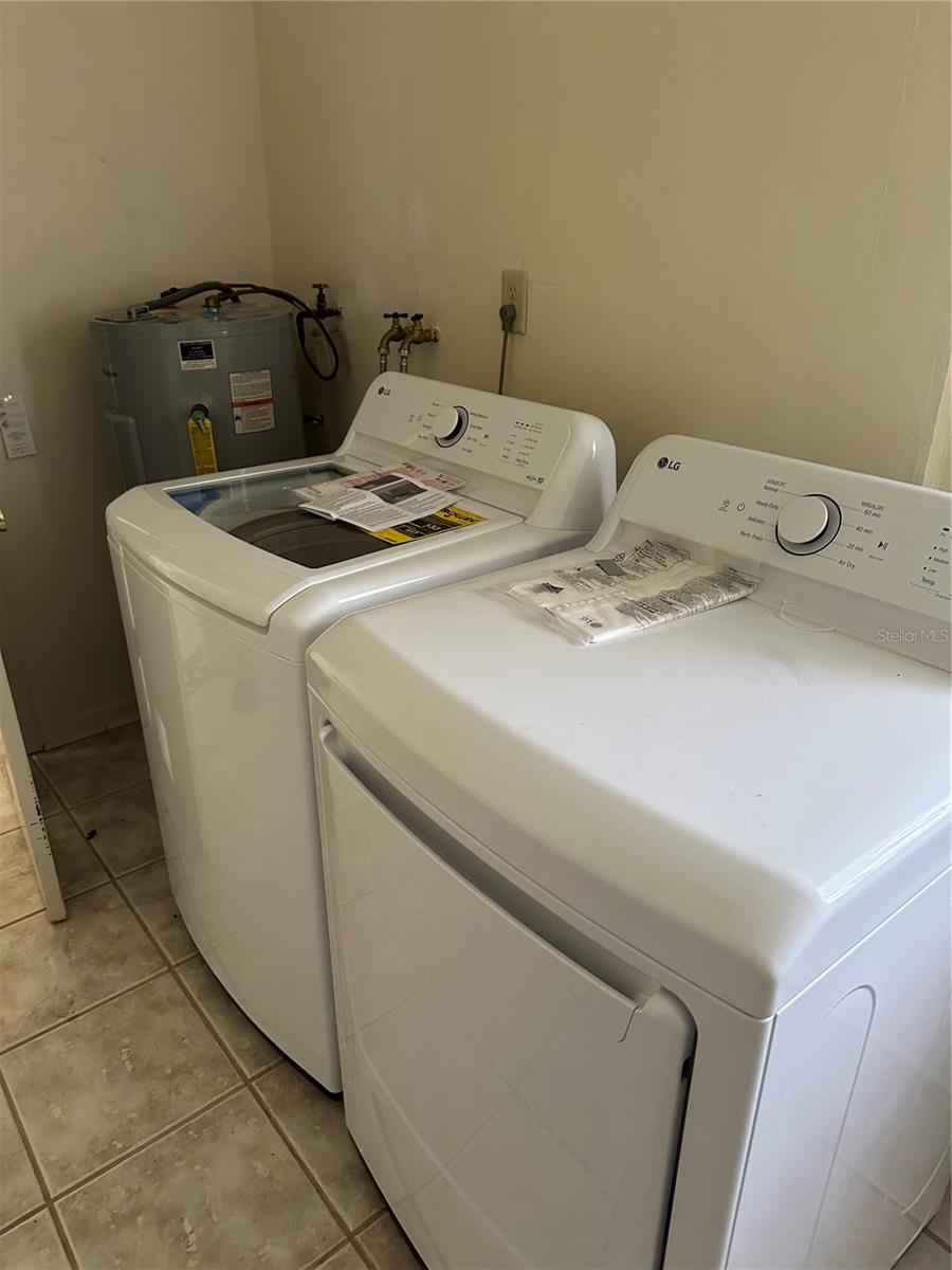 brand new washer and dryer