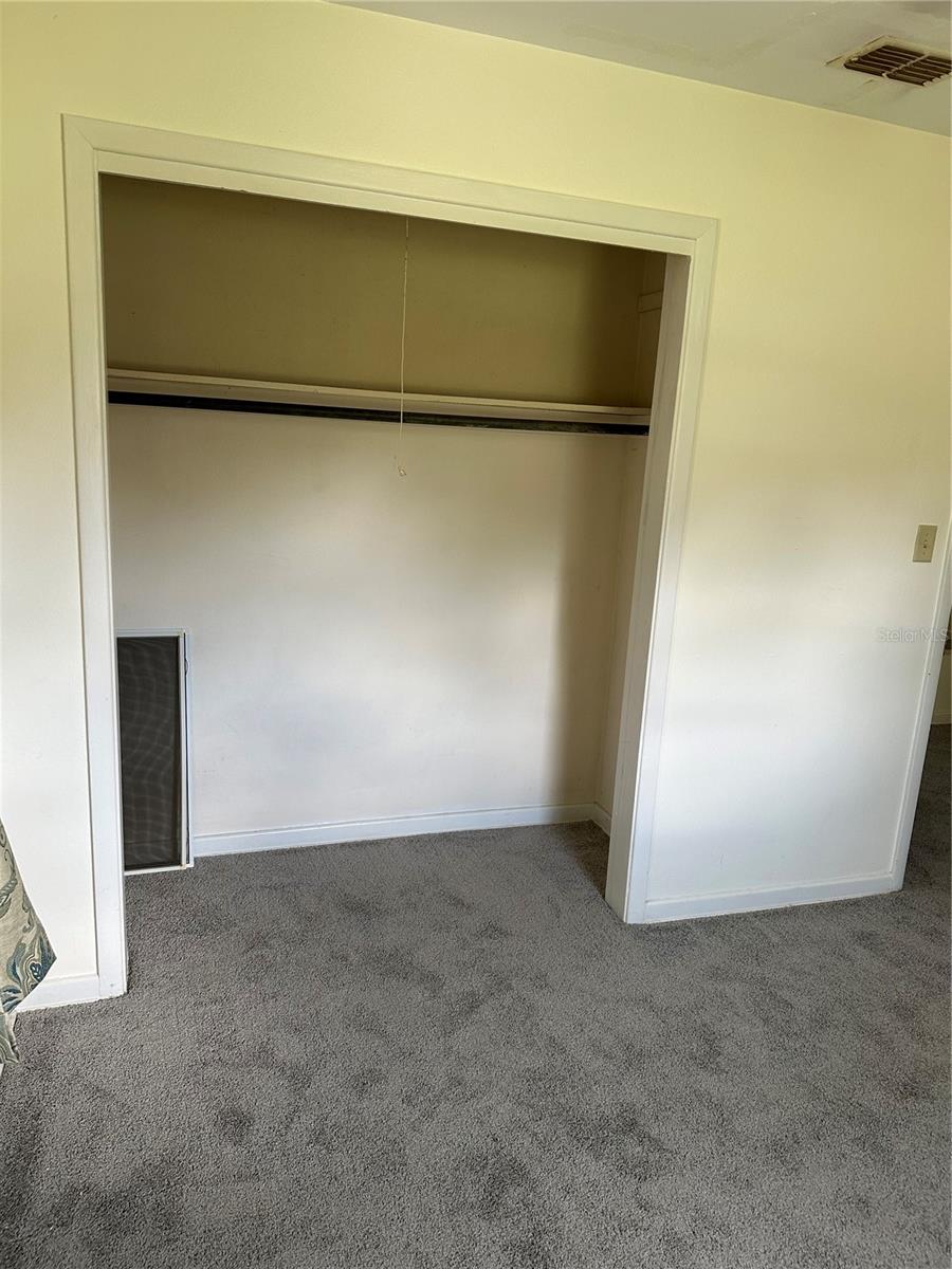 front bedroom closet