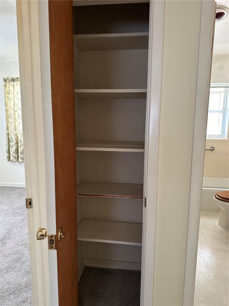 Linen closet