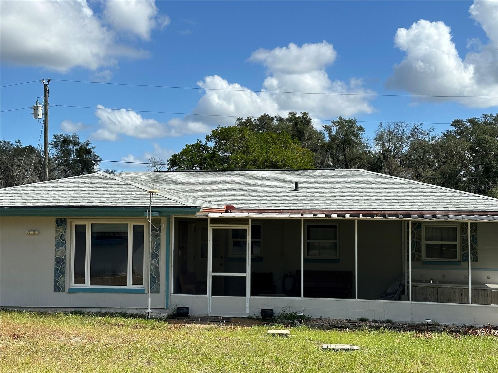 back of main house