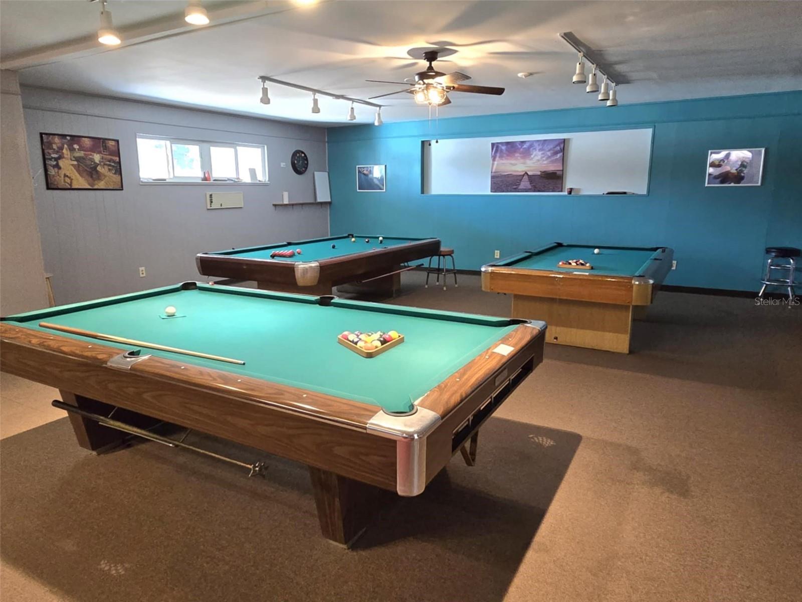 Billiard room