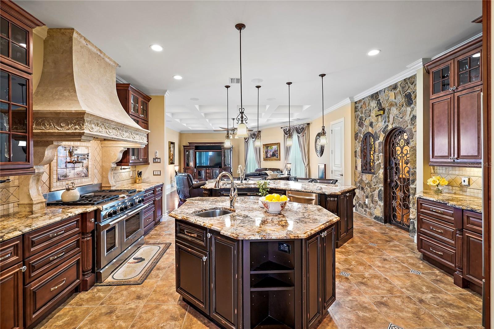 Chef's Kitchen with Wine Cellar3341 Gulf Blvd, Belleair Beach, FL