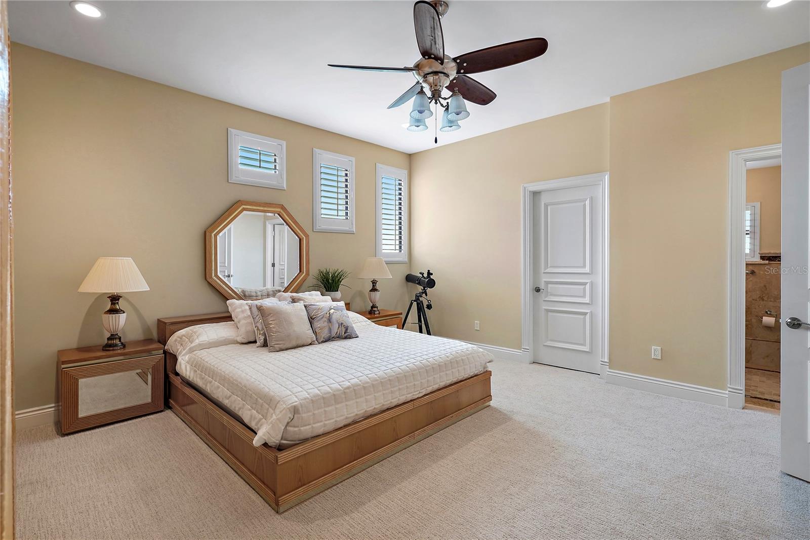 Upstairs Bedroom 3 w/ door to balcony3341 Gulf Blvd, Belleair Beach, FL
