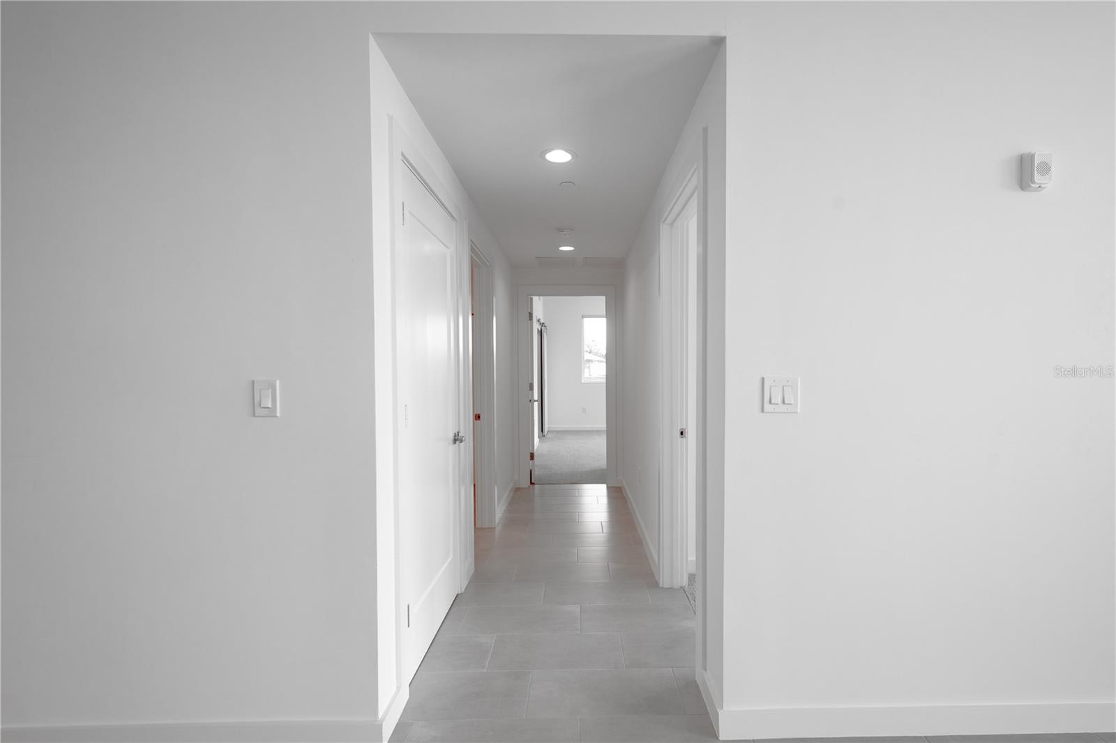 Hallway to the bedrooms.