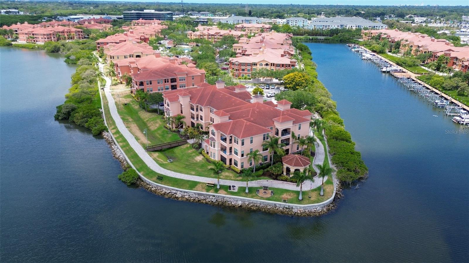 waterfront community on the Old Tampa Bay