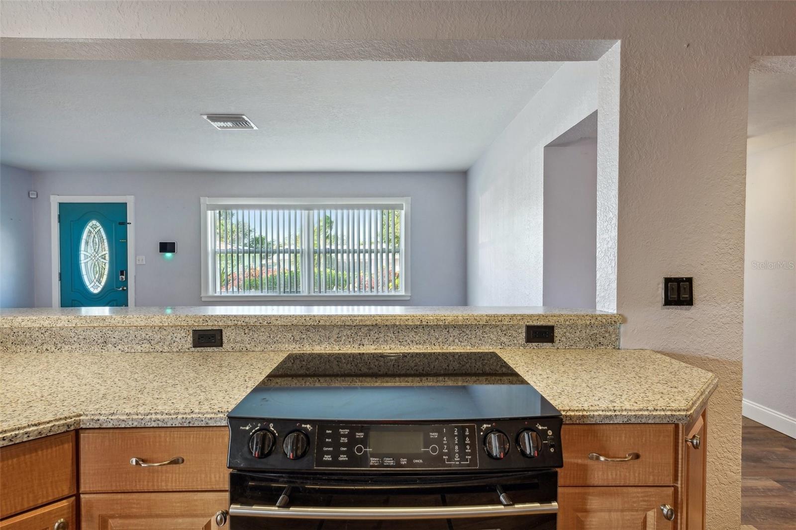 Looking from kitchen to Living room