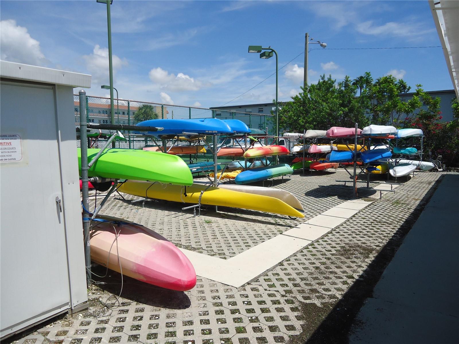 Kayaks and canoes