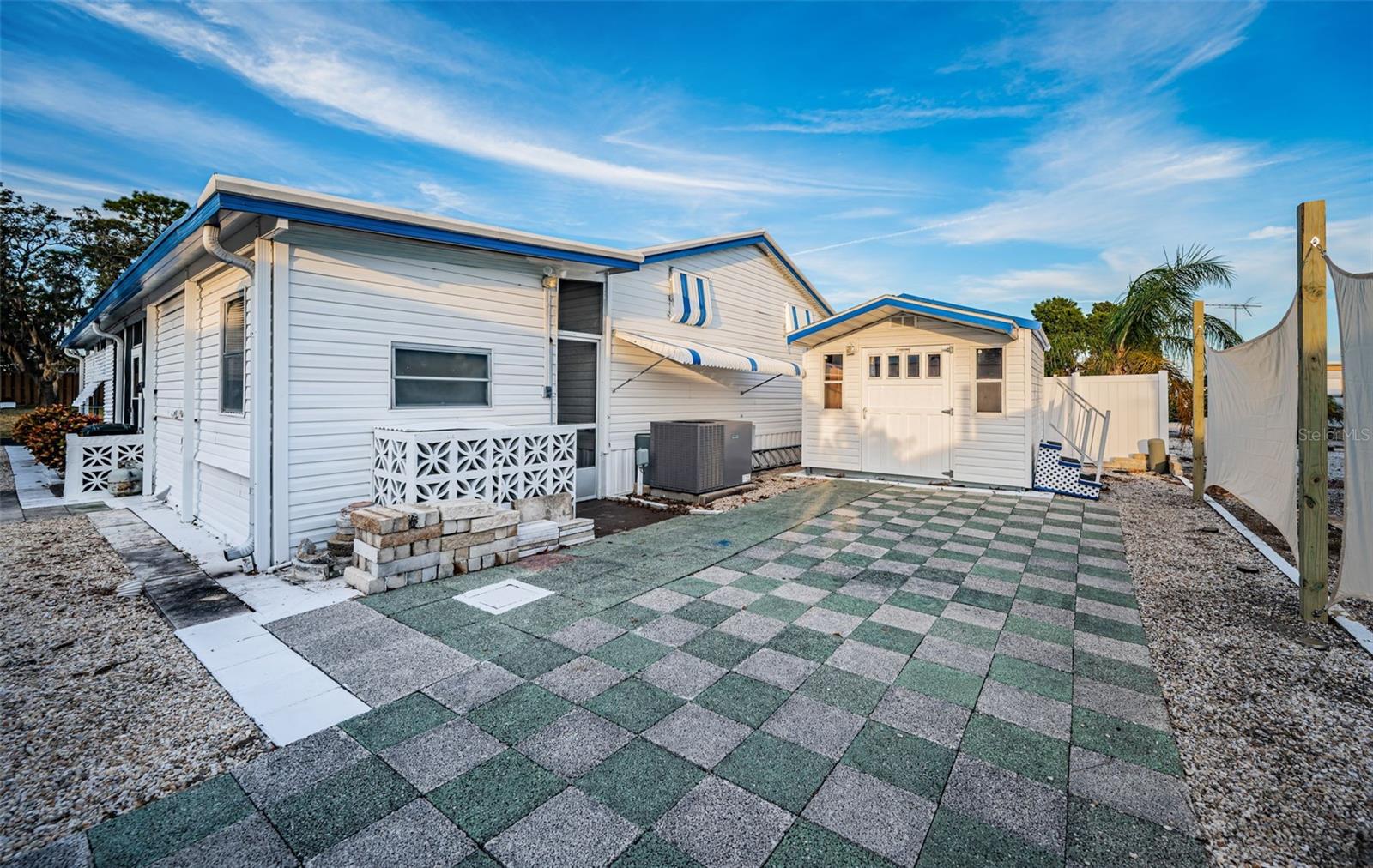 Back Patio & 2nd Shed