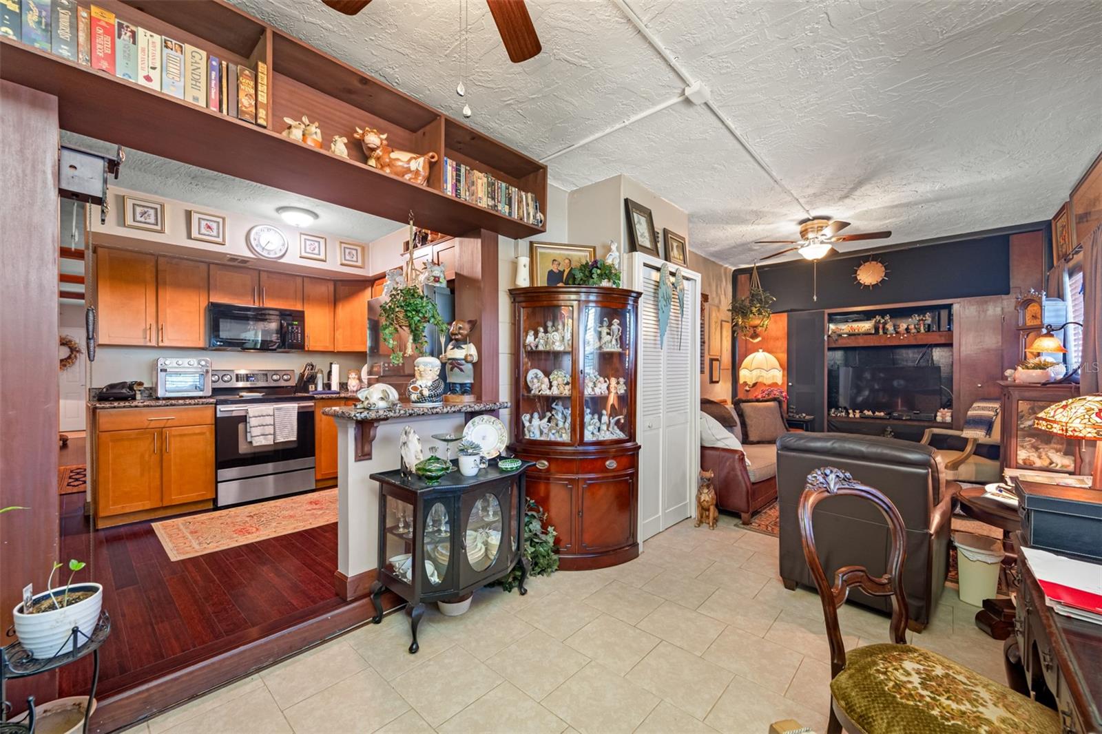 Kitchen Opening to Bonus Room