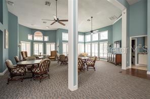 Dining area outside of kitchen