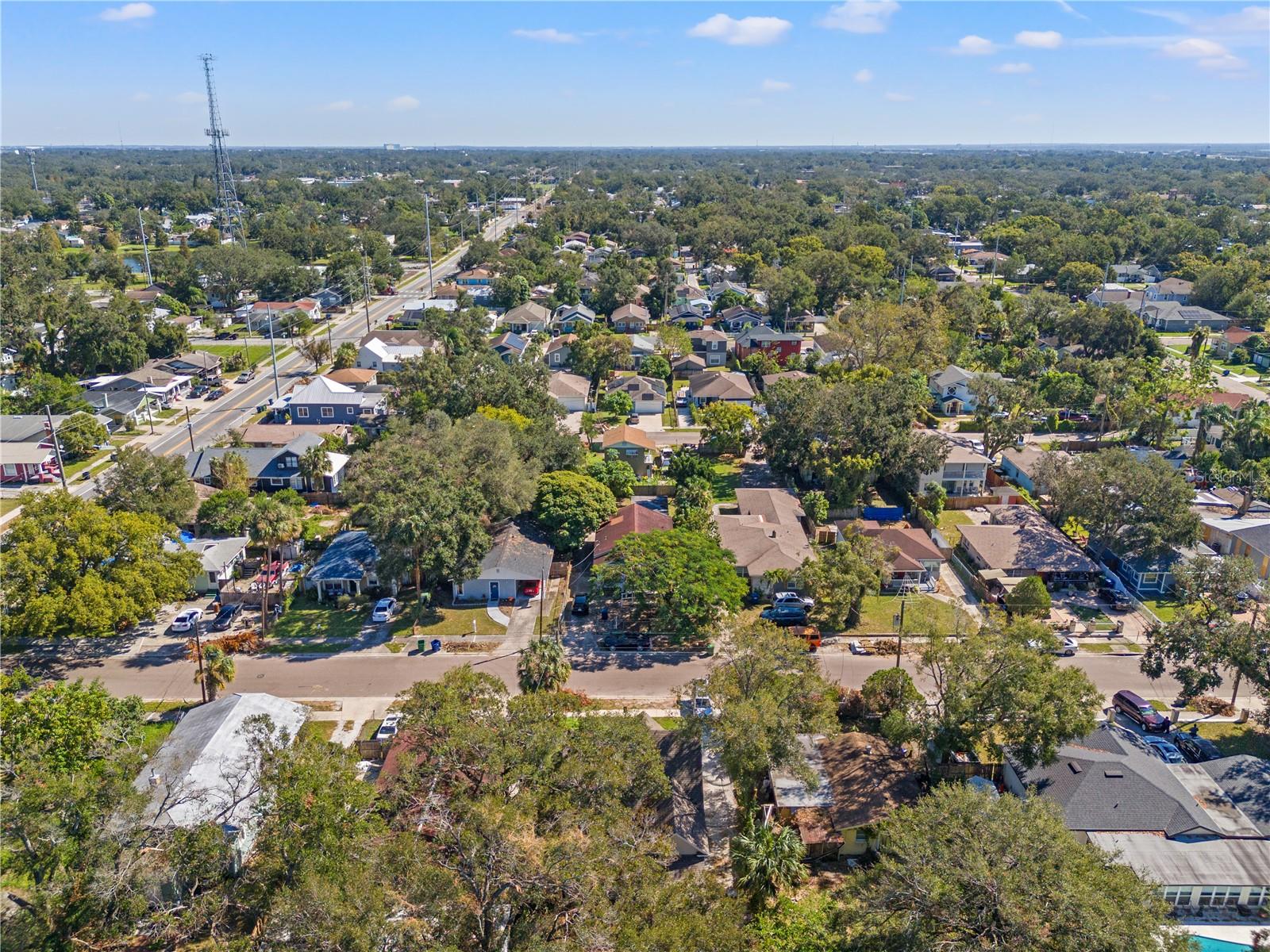 aerial view