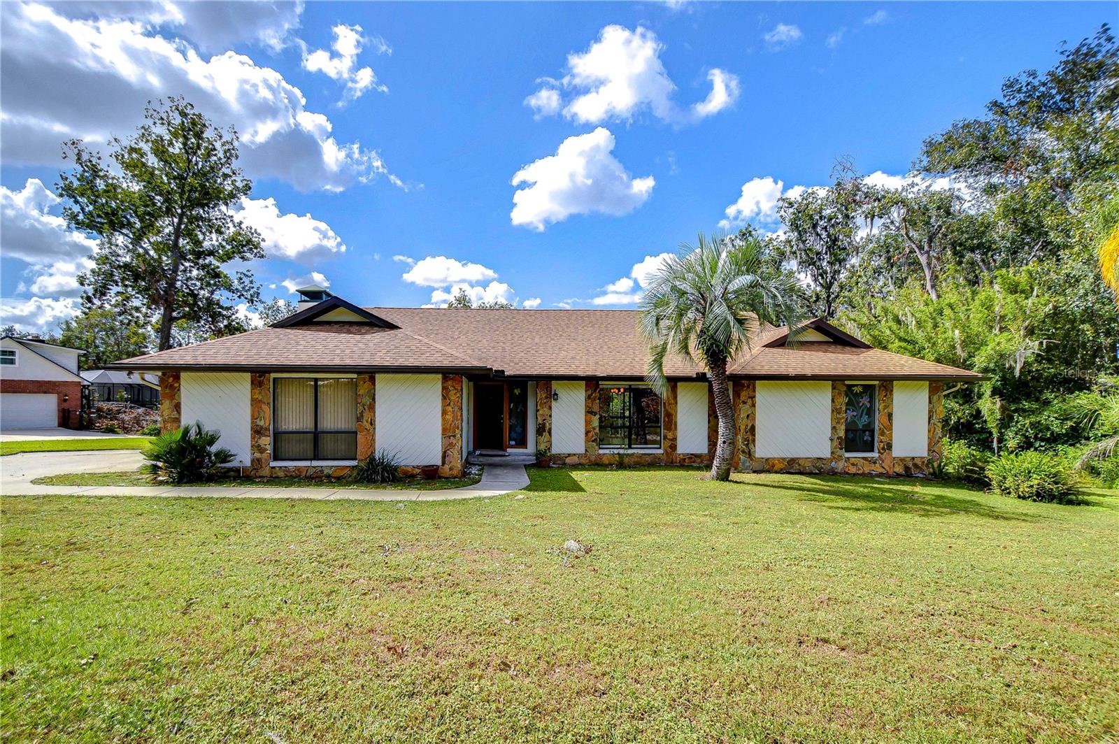 This charming home offers the ultimate privacy, with no backyard neighbors and breathtaking views!