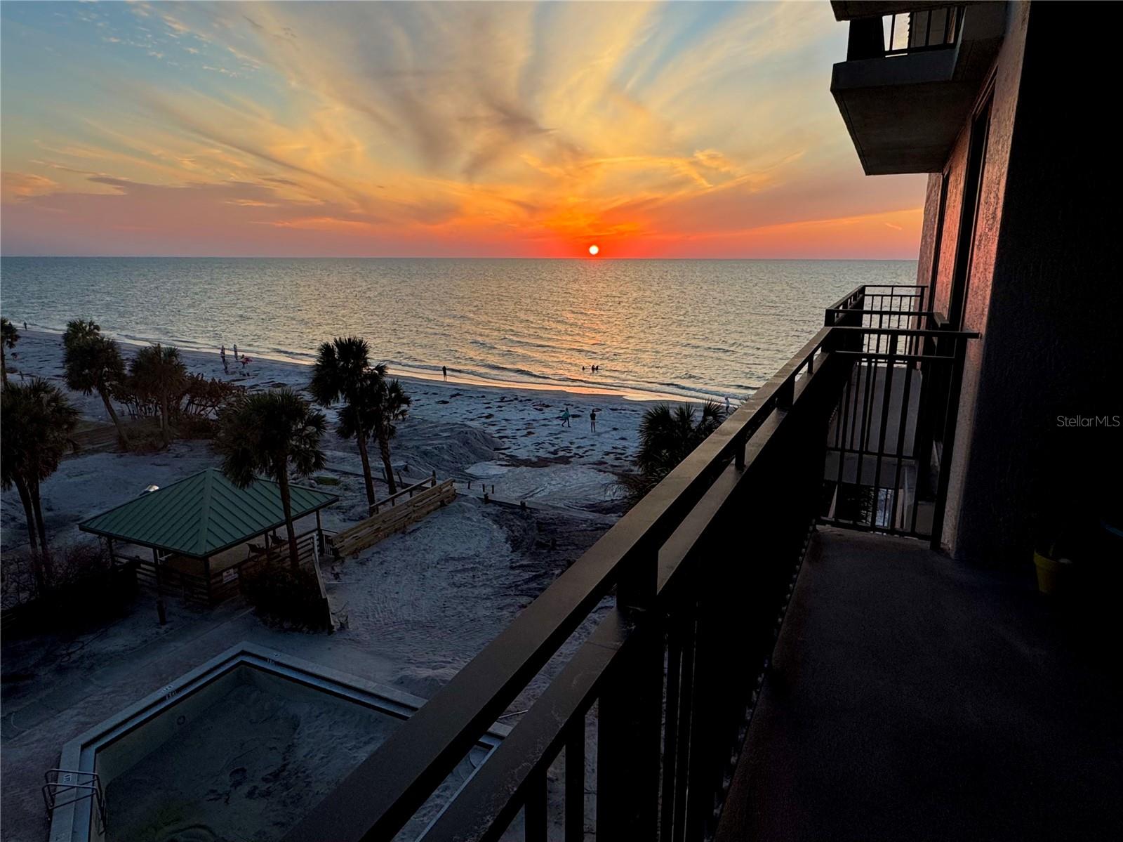 Spectacular sunset from #407 Living Room Oct 25, 2024.