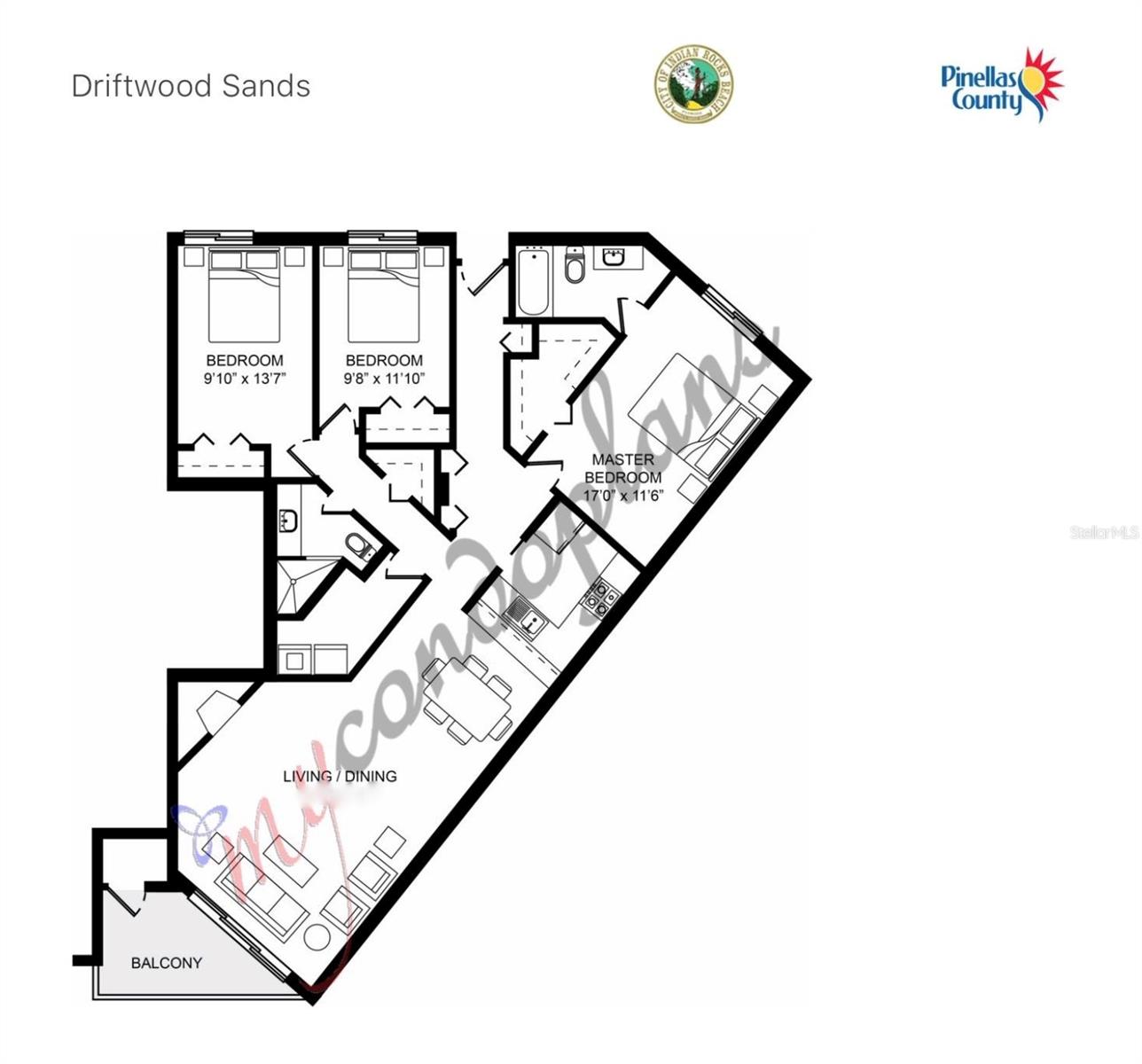 Floor plan: Buyer to varify measurements