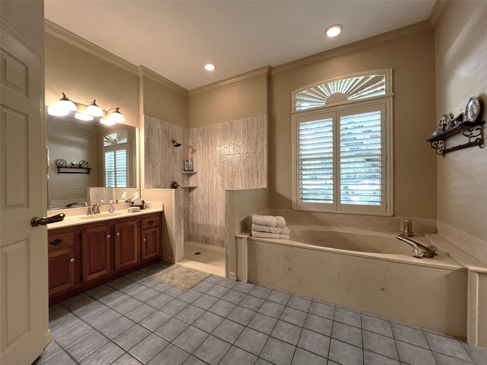 incredible en suite - dual sinks, separate shower, separate jetted tub