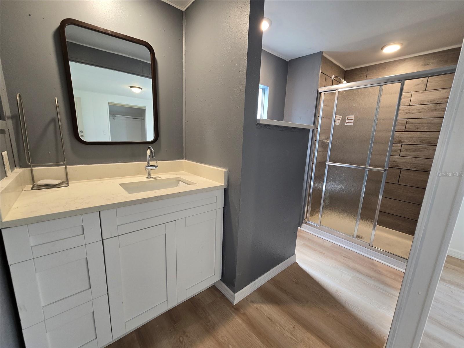 Primary fully remodeled bathroom