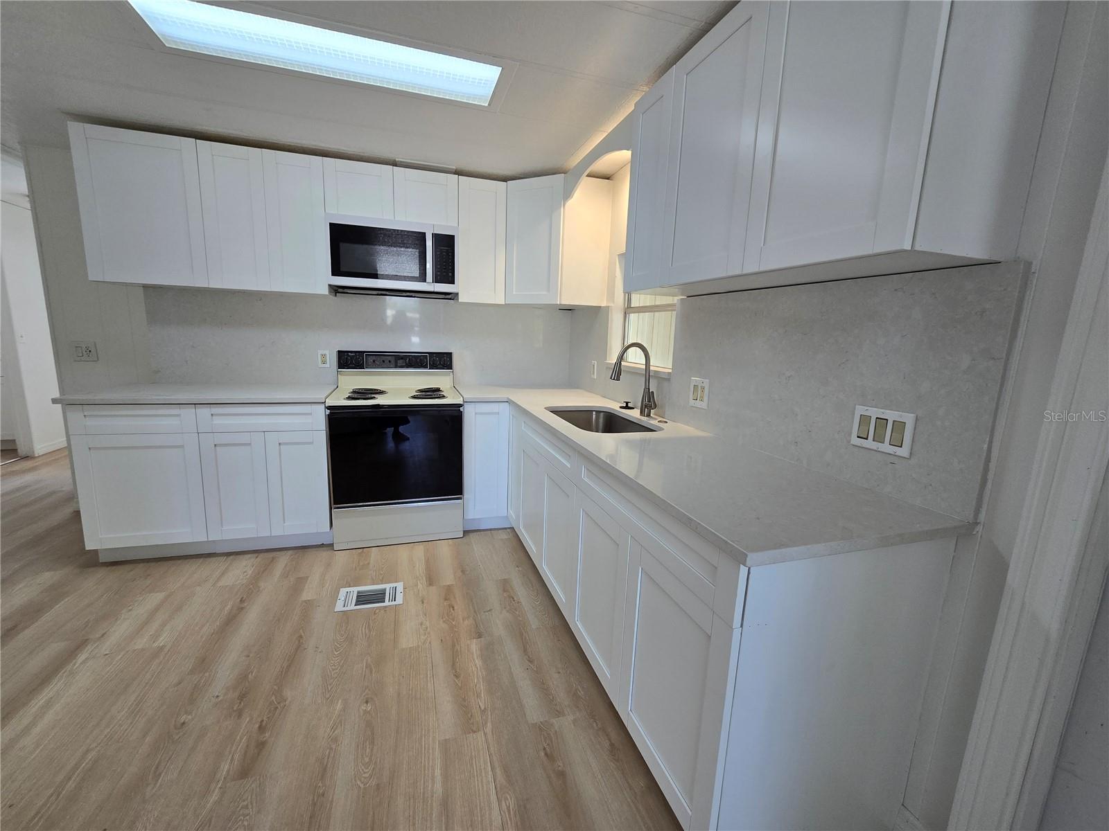 View of kitchen from pantry