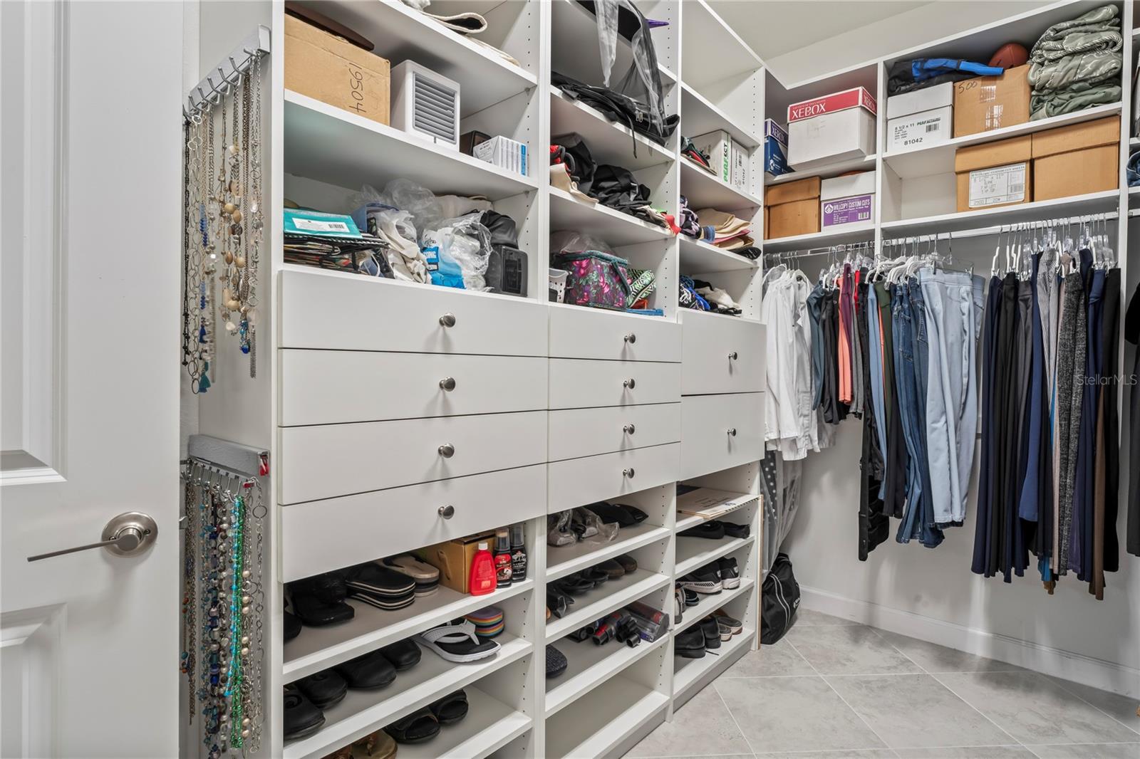 primary custom design closet