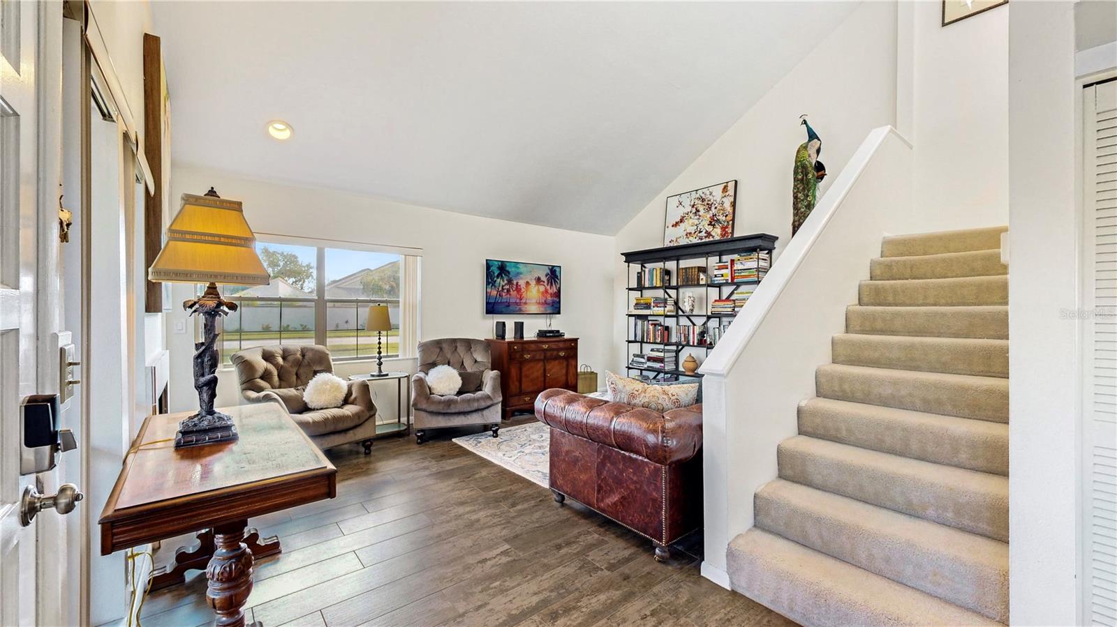 Lots of natural light and lovely vaulted ceilings!