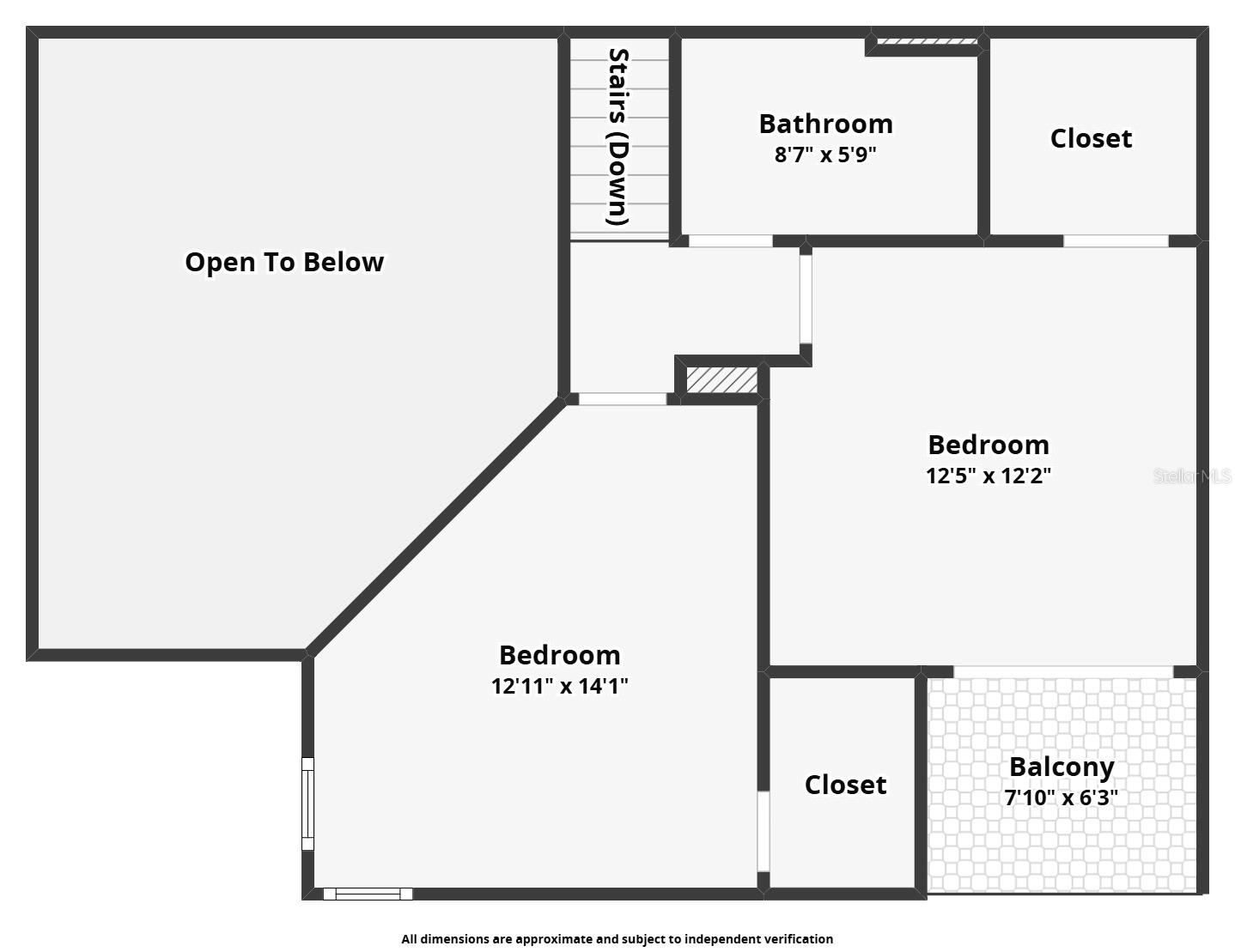 Upstairs floor plan. Make it your own!