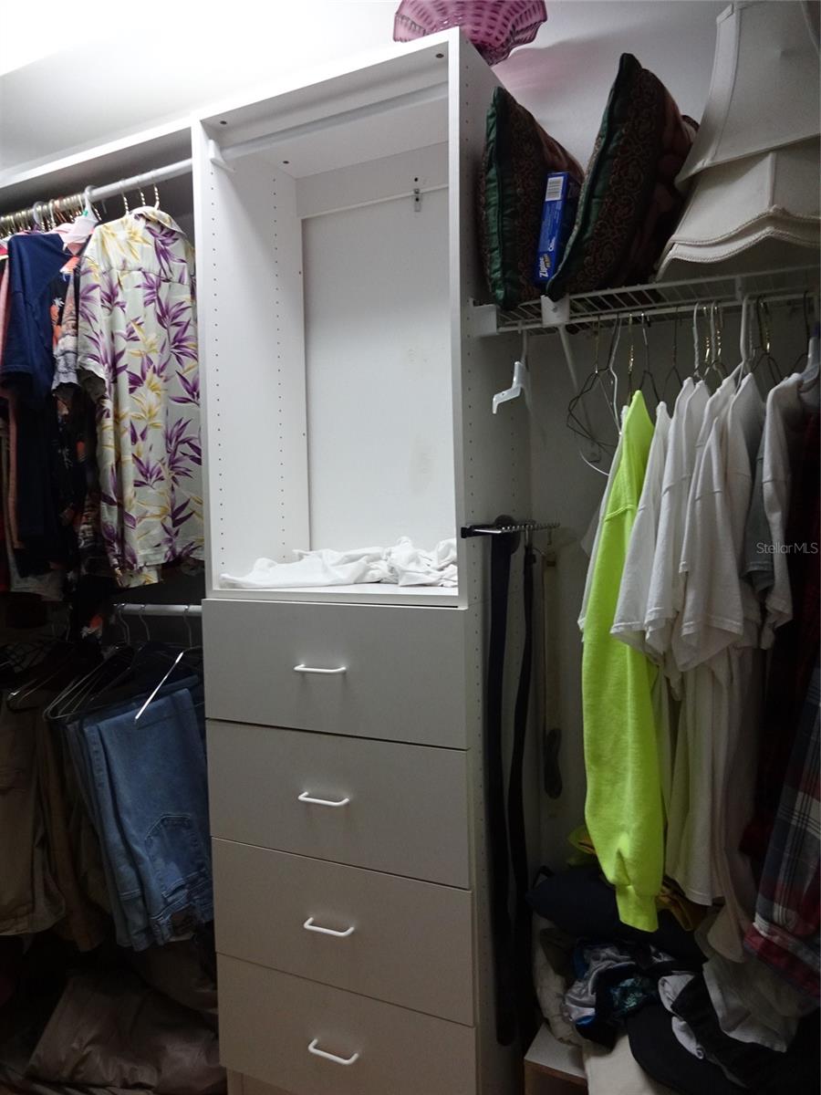 Master bedroom closet