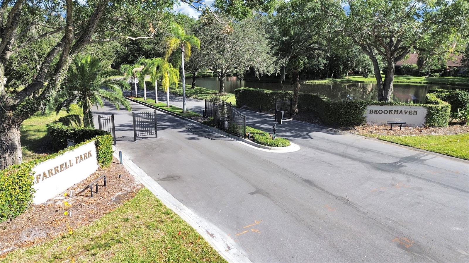 Gate into Farrell Park