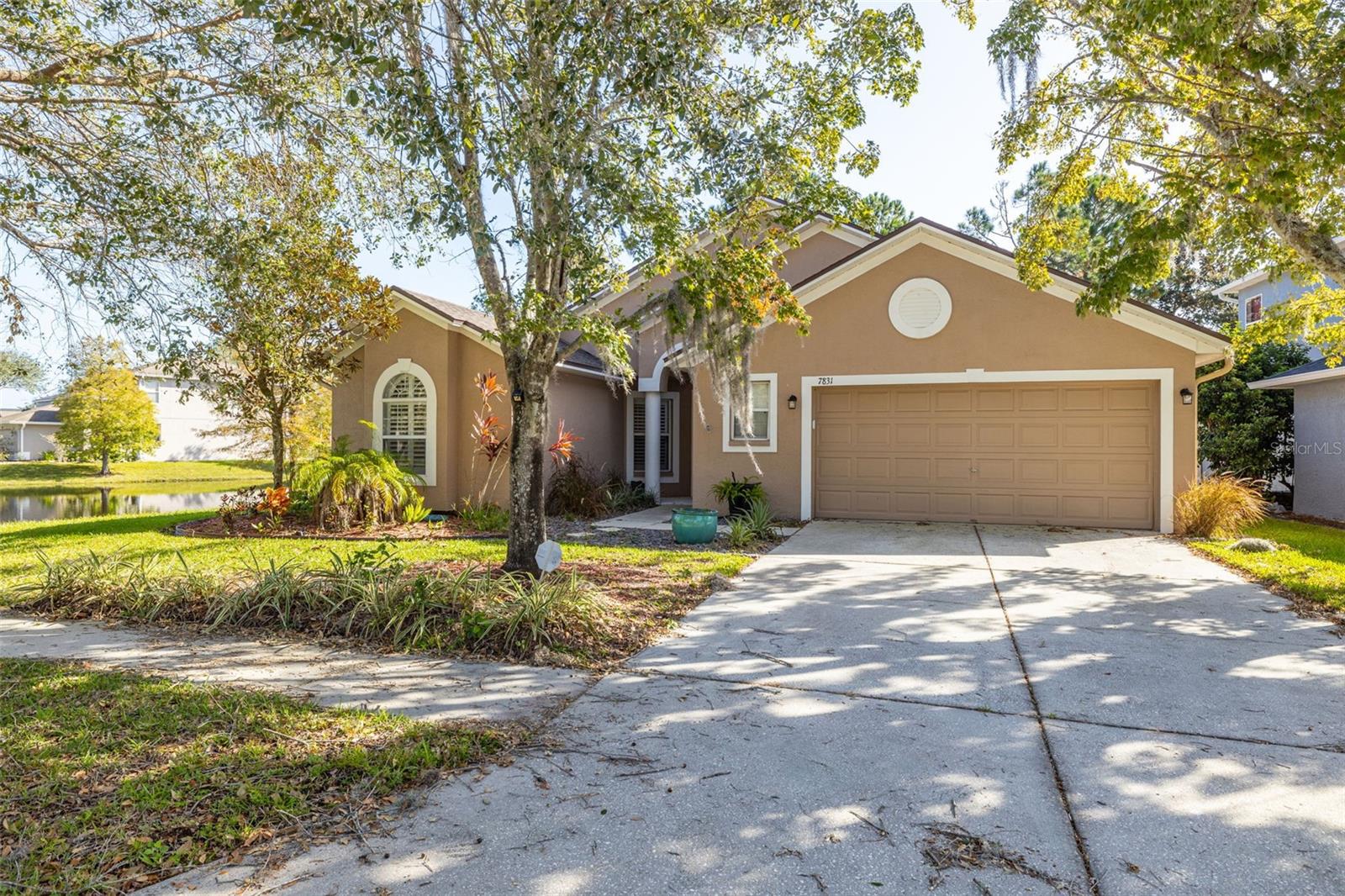 With the pond on the left and conservation behind, the only adjacent neighbor is on the right giving this home excellent privacy and a premium lot.