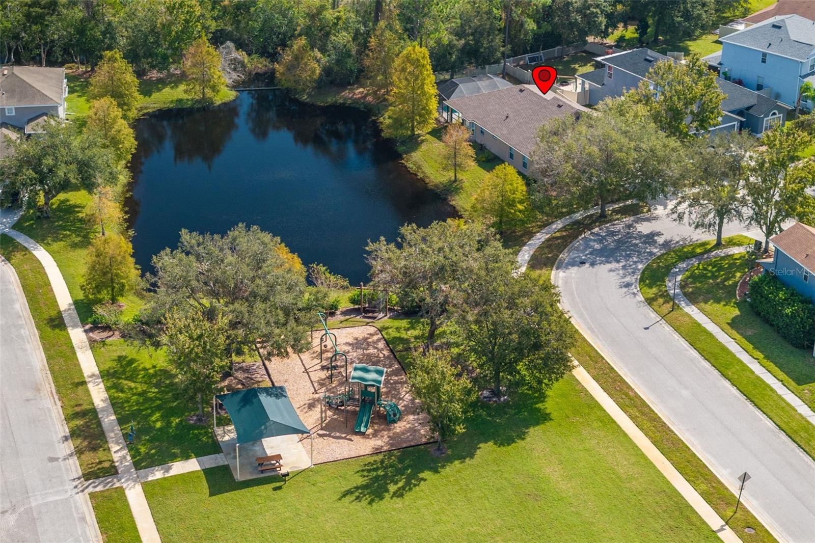 Even with the close proximity of the pond, this home did not have any issues with high water from Hurricane Helene or Milton.