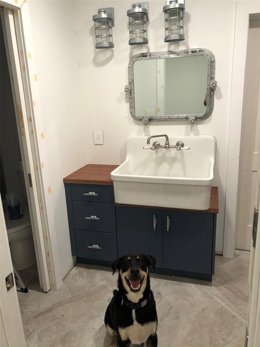 Pre-Storm, Mud room and full bath