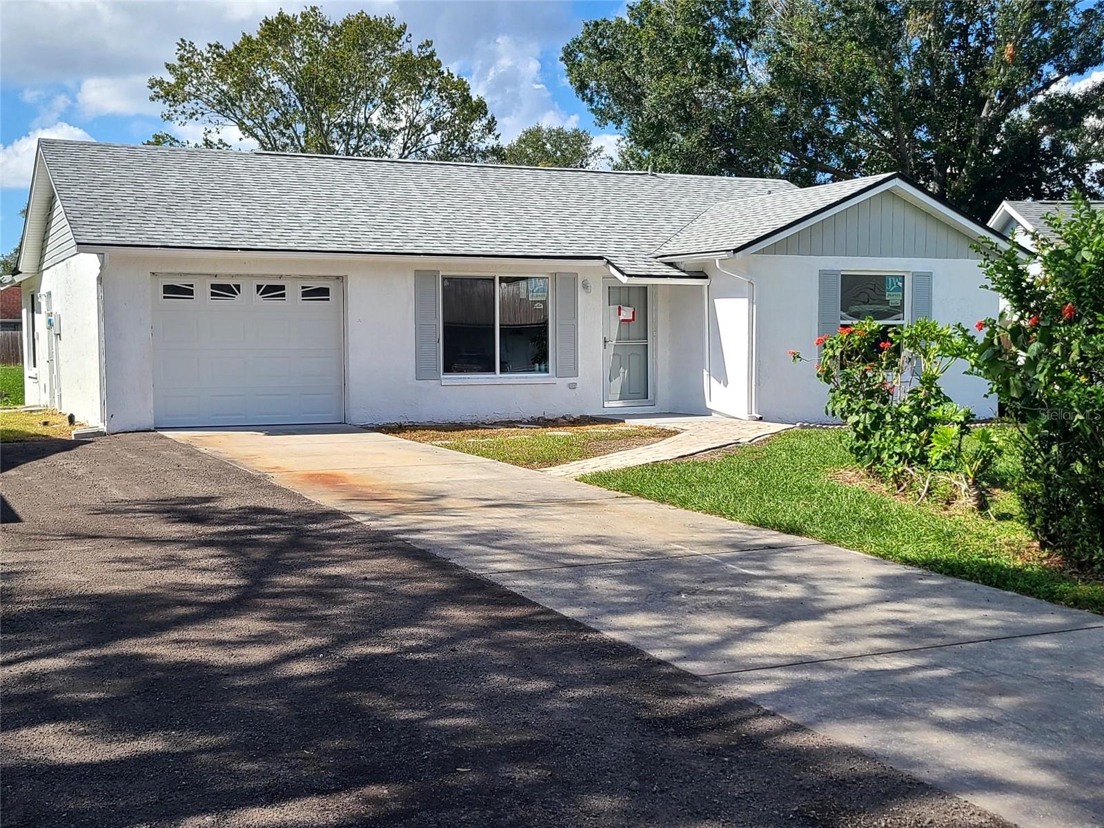 Front of the Home with 2 Car Driveway