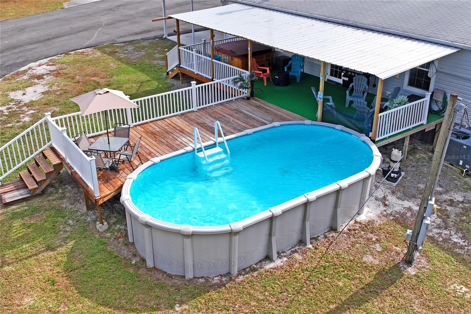 Aerial View Back of House