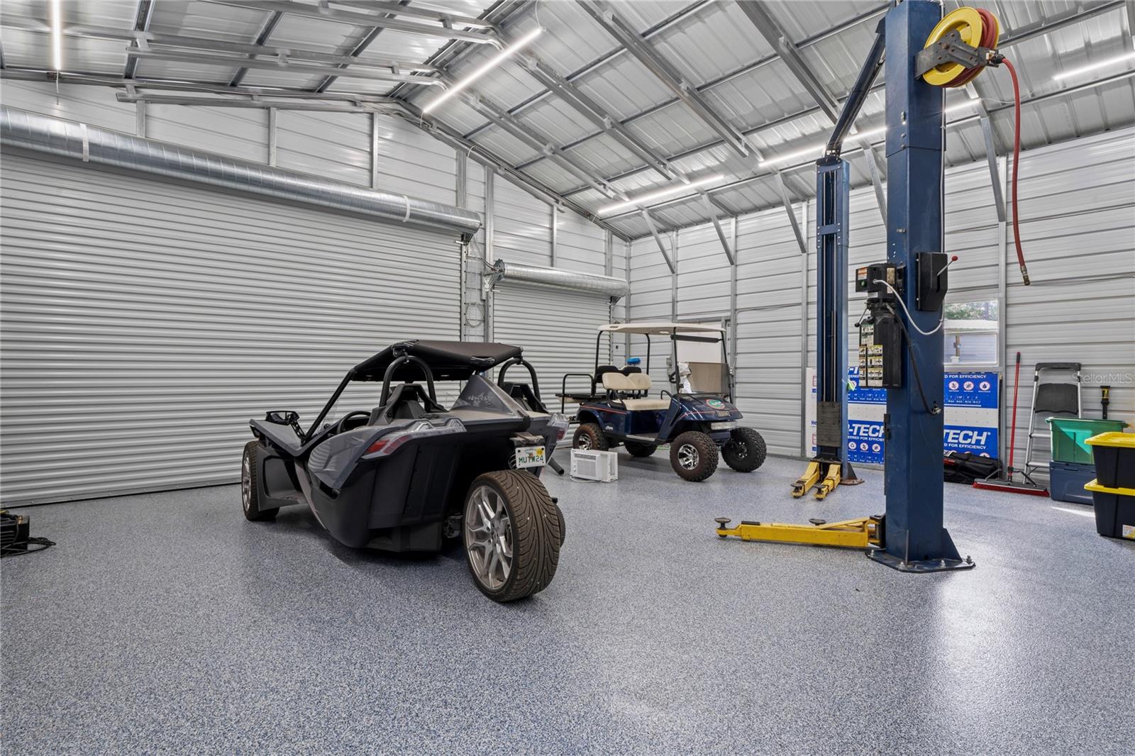 Inside Detached Garage