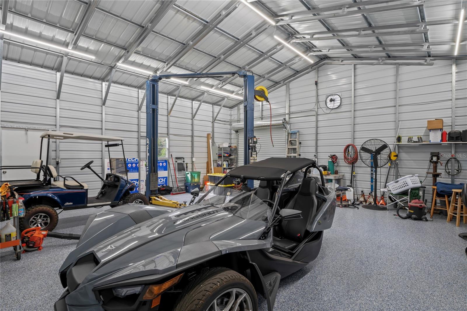 Inside Detached Garage