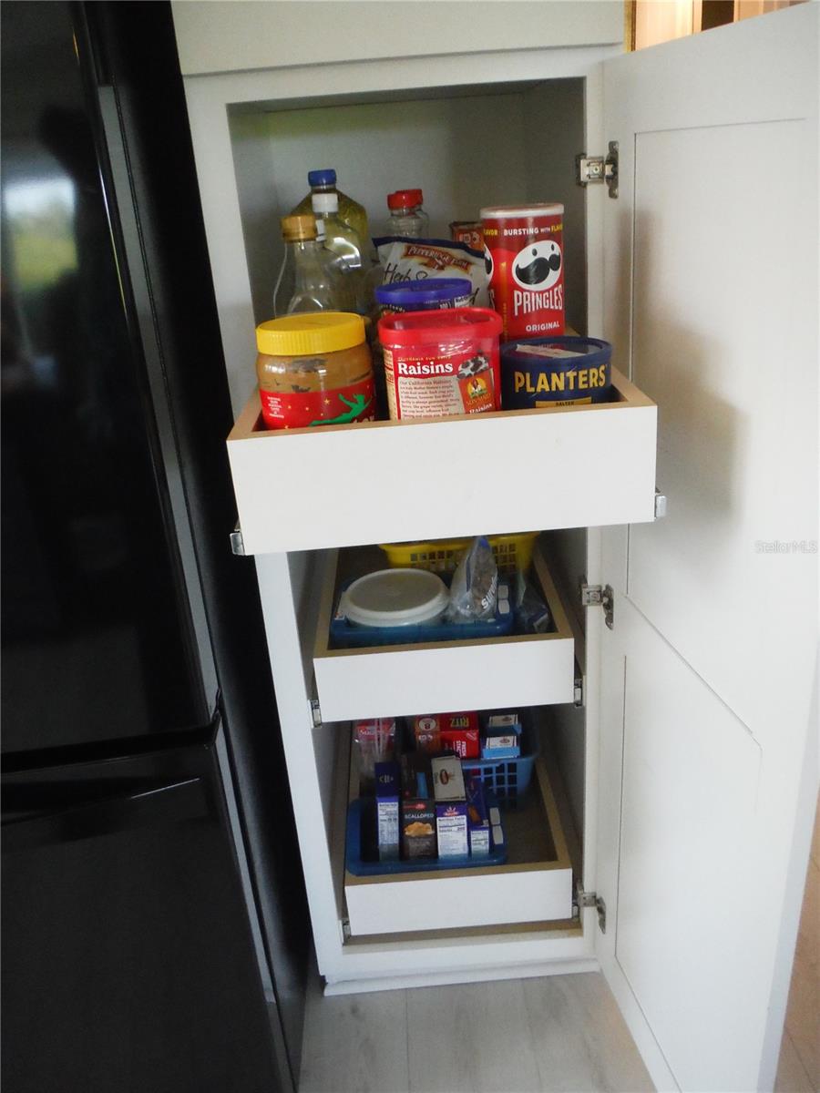 Pantry With pullouts and soft close doors