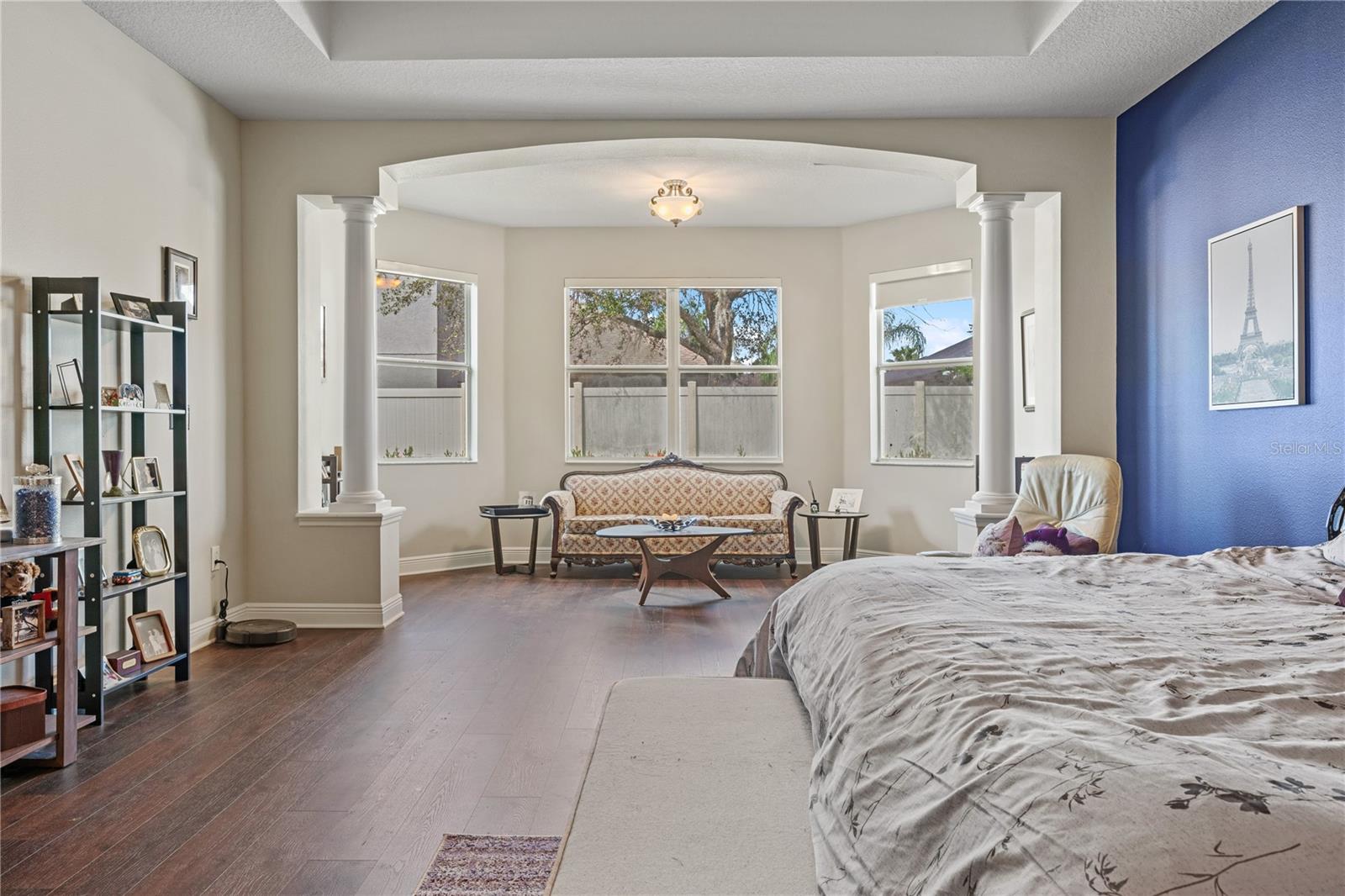 Expansive Primary Bedroom with extra sitting area