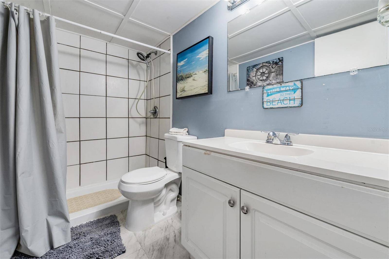 Bathroom off the primary bedroom